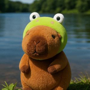 Capybara plüss békajelmezben